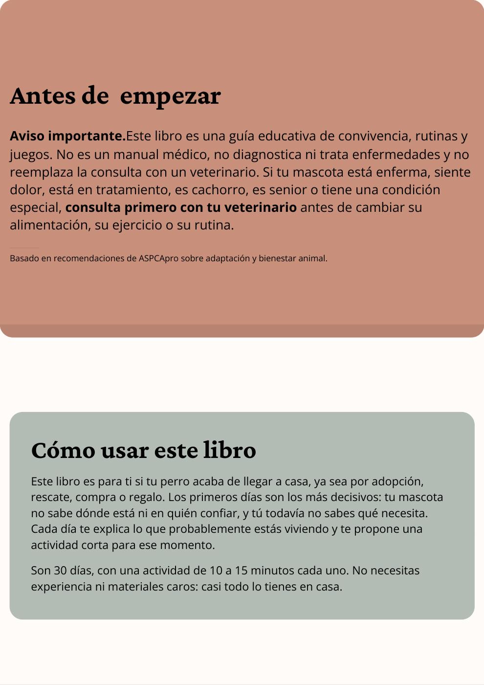 Página original 2 del ebook: Antes de empezar